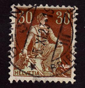 Switzerland 134 Helvetia 1908