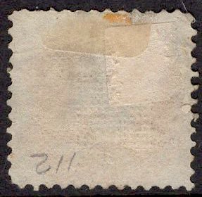 US Stamp #112 1c 1869 Pictorial Used SCV $130. Repaired.