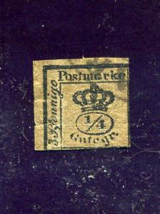 Braunschweig (Brunswick) 1857 - Sc# 12 - Mi# 9 - Used