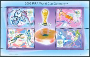 2006	Mongolia	3600-03/B363	2006 World championship on football Germania