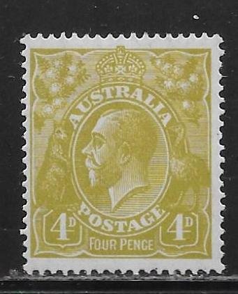 Australia 73a 4d KGV Unused LH