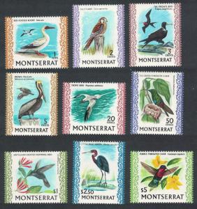 Montserrat Birds 9v MH SG#242/254c CV?20+