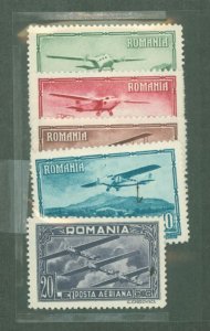 Romania #C17-21 Mint (NH) Single (Complete Set)