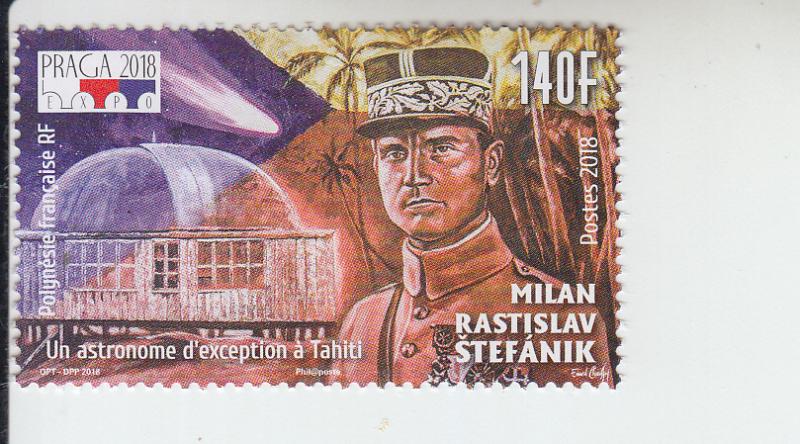 2018 Fr Polynesia Milan Stepanik Astronomer (Scott 1214) MNH