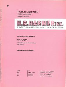 HR Harmer: Sale # 2012-2013  -  Specialized Collection of...