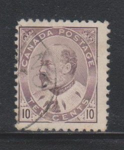 Canada, 10c King Edward VII  (SC# 93) Used