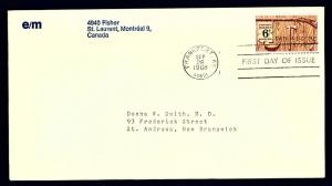 Scott  1357. 1968 FDC - Daniel Boone