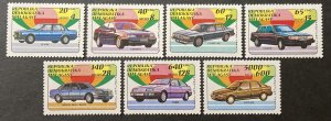 Madagascar 1993 #1106-12,  Automobiles, MNH.