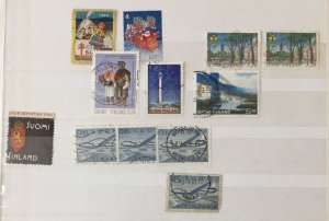 Finland Denmark Norway Iceland Faroes Early/Mid Used S/Book Lot (Apx 1000)GM1921