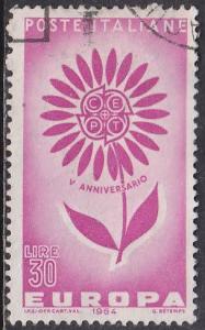 Italy 894 Europa Symbolic Daisy 1964