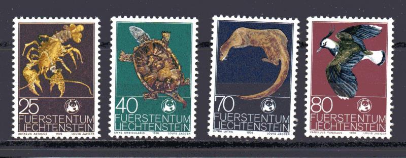 Liechtenstein 583-586 MNH