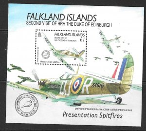 FALKLAND ISLANDS SGMS628 1991 VISIT OF THE DUKE OF EDINBURGH MNH