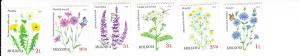 2016 Moldova Wild Flowers (6) (Scott 904-09) MNH