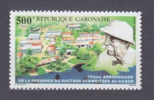 1988 Gabon 1015 Nobel Laureates / Albert Schweitzer 6,50 €