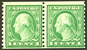 U.S. #452 MINT PAIR OG LH