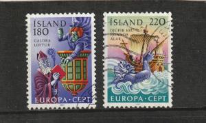 Iceland  Scott#  541-2  Used