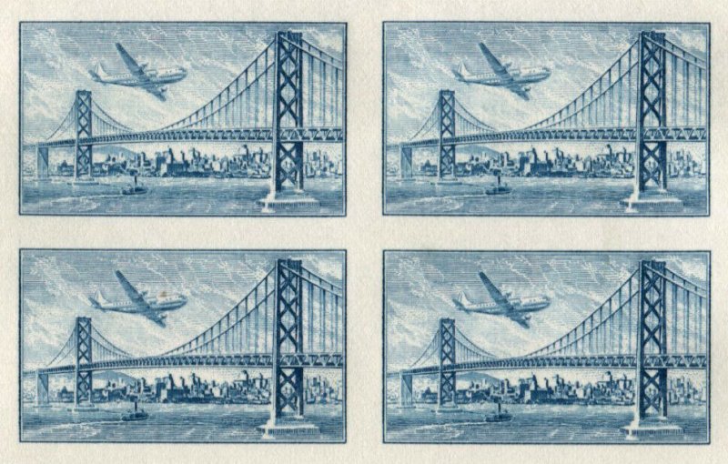 25c Airmail Vignette Souvenir Card Bureau Engraving and Printing 1972 Stamp Expo 