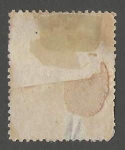 Persia, stamp, Scott#94, used, hinged,  10ch,  orange, postmark,