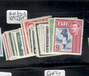 FIJI ISLANDS KGVI  SET   SG 249-265B    MOG  P0615H