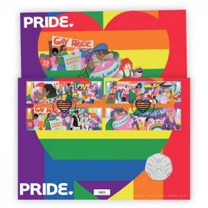 Royal Mail - Gay Pride - Limited Edition Medal Coin Cover - Mint