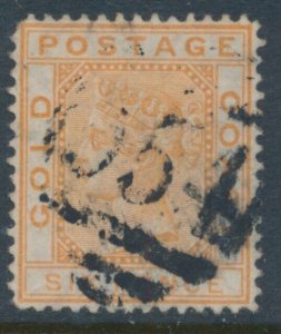 Gold Coast 1876-84 Crown CC Watermark 6d Orange SG 8 USED