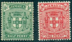 Jamaica #58-59  Mint  Scott $5.60