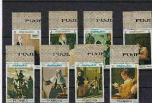 FUJEIRA 1967, ART MINT   STAMPS ON STOCK CARD REF 1575