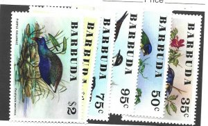 Barbuda Scott 238-243 Birds MNH