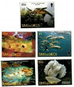 Turks And Caicos - 2006 - UNDERWATER WORLD - Set of 5 Stamps - MNH