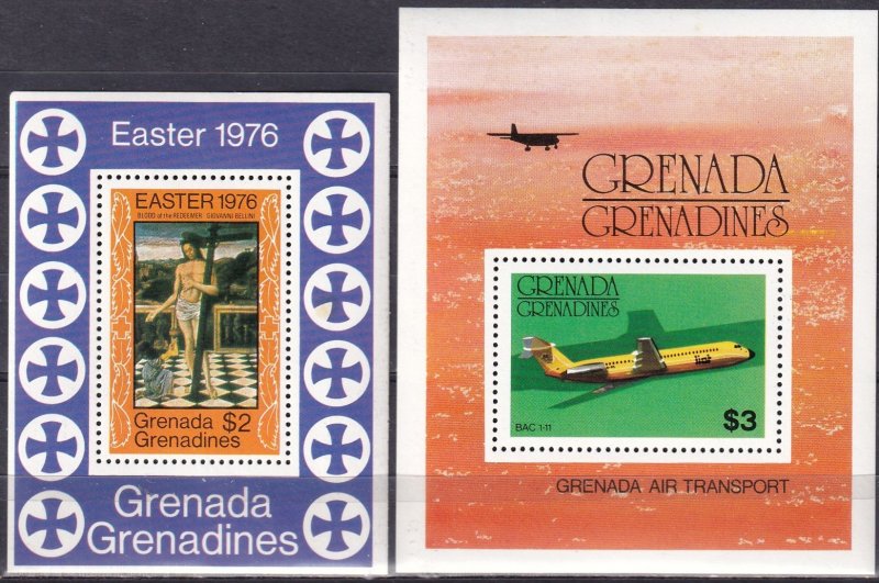 Grenada  Grenadines #173, 688  MNH  CV $3.30 (Z2538)