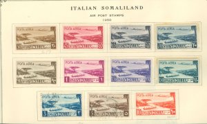 Somalia (Italian Somaliland) #C17-C27 Unused Single (Complete Set)