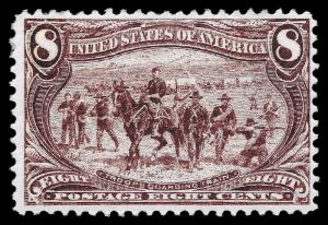 U.S. Scott #289 / $150 - 8c Trans Mississippi, MH OG, VF