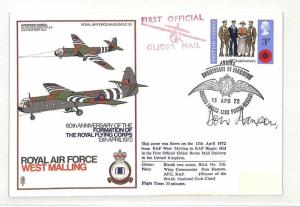 GB Formation of the Royal Flying Corps RAF West Malling {samwells}PTS 1972 BK130