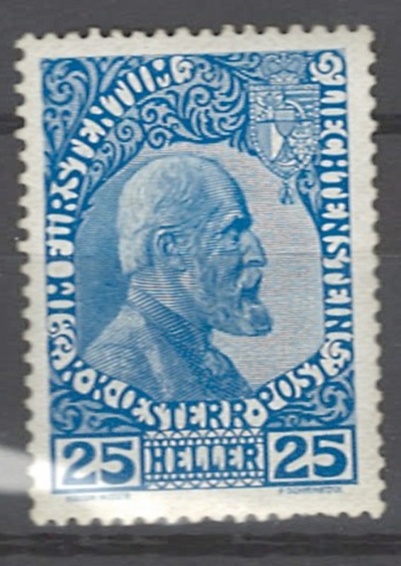 COLLECTION LOT # 2163 LIECHTENSTEIN  #2 MH 1912 CV= $85