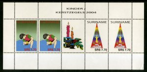 SURINAME 1319-20 (FULL SHEET 2 PAIR) SCV $14.00 BIN $7.50 CHRISTMAS