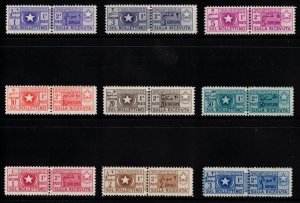 SOMALIA 1950 Parcel Post; Scott Q56-64; MNH