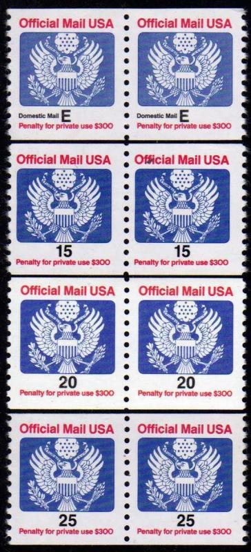 MALACK O138A - O141 (no O139) F/VF OG NH, Nice Set o..MORE.. w3353