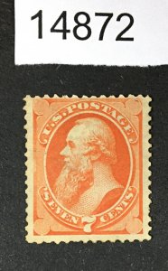 MOMEN: US STAMPS # 160 MINT OG H $1,000 LOT #14872