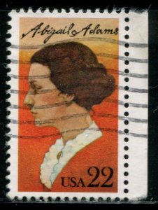 2146 US 22c Abigail Adams, used