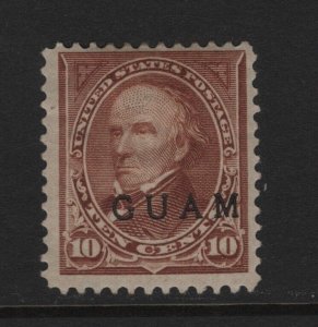 Guam scott # 8 F-VF OG mint previously hinged nice color cv $ 45 ! see pic !