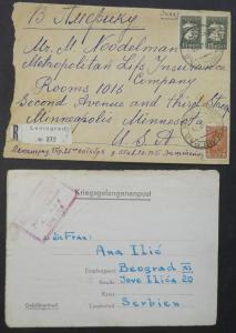 EDW1949SELL : RUSSIA Collection of 11 covers or Post Cards.