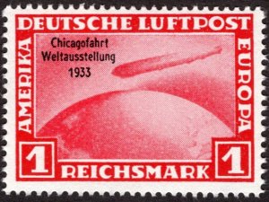 1933, Germany, Graf Zeppelin, MNH, REPRINT, Sc C43