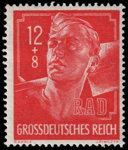 Germany - Scott B282 - Mint-Hinged - Long Perforation Teeth - Toning - Thin