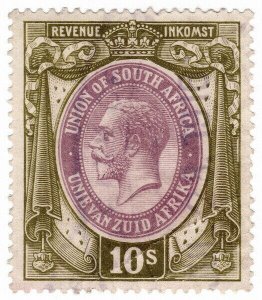 (I.B) South Africa Revenue : Duty Stamp 10/- (1913)