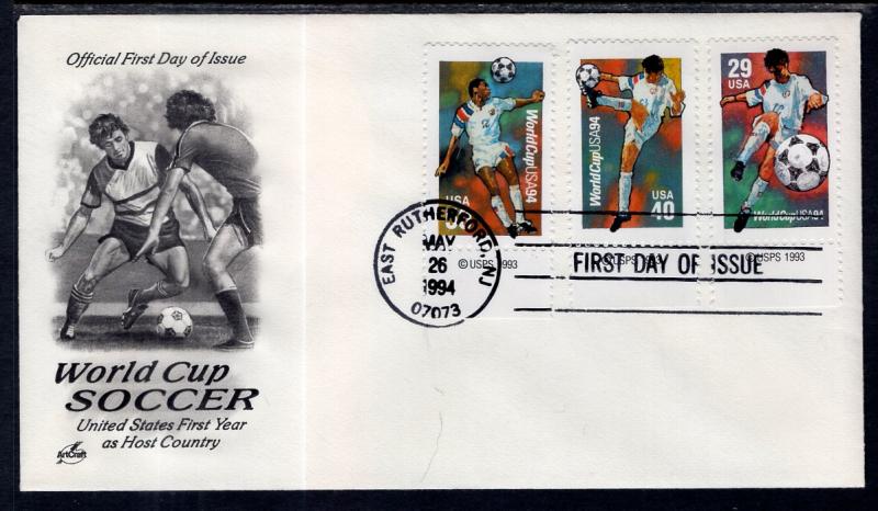 US 2834-2837 Soccer Artcraft U/A FDC