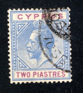 Cyprus, SC# 79,   VF, Used, King George V,  CV $25.00  .......1580091