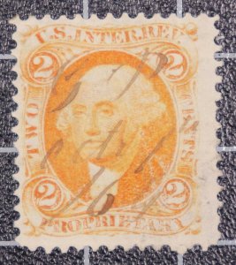 Scott R14c - 2 Cents Proprietary Revenue - Nice Stamp - Used SCV $65.00