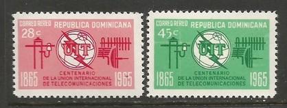 Dominican Republic C144-45 MNH V308-1