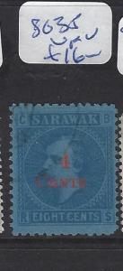 SARAWAK  (PP2607B)  4C/8DC   SG 35    VFU