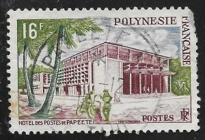 French Polynesia #195 16fr Post Office, Papeete